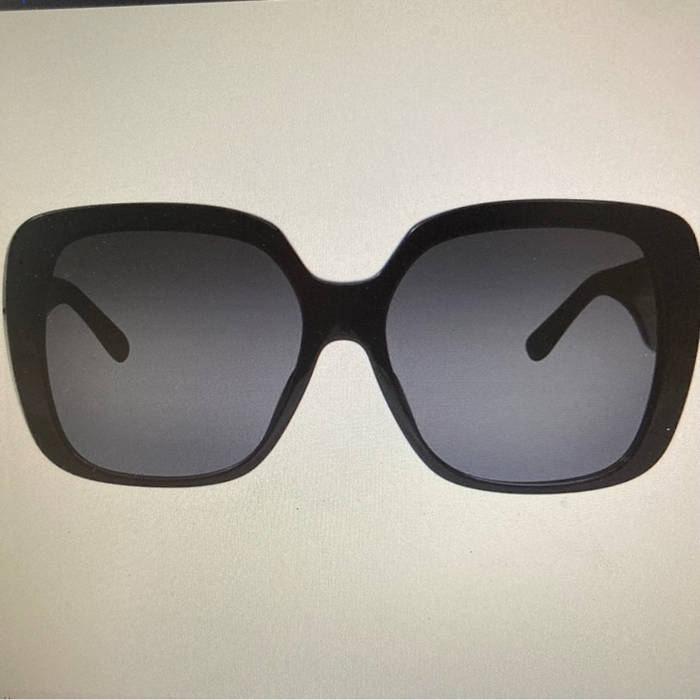 TORY BURCH | TY7112 Polarized Square Sunglasses Black Grey Gradient 57mm NEW - Picture 2 of 10